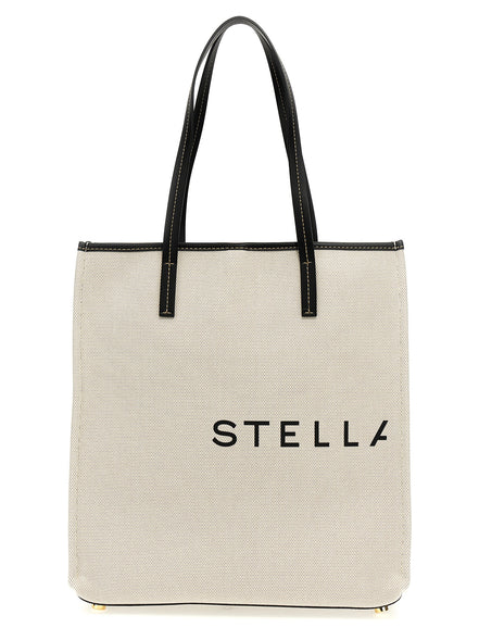 Stella McCartney Beige Cotton Tote Bag