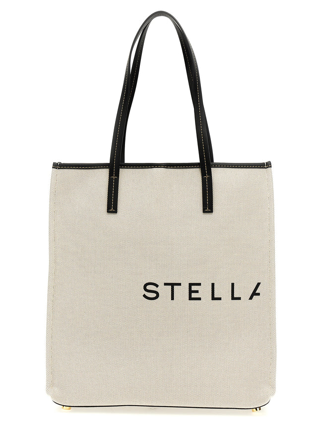 Stella McCartney Beige Cotton Tote Bag