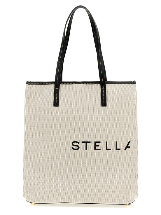Stella McCartney Beige Cotton Tote Bag