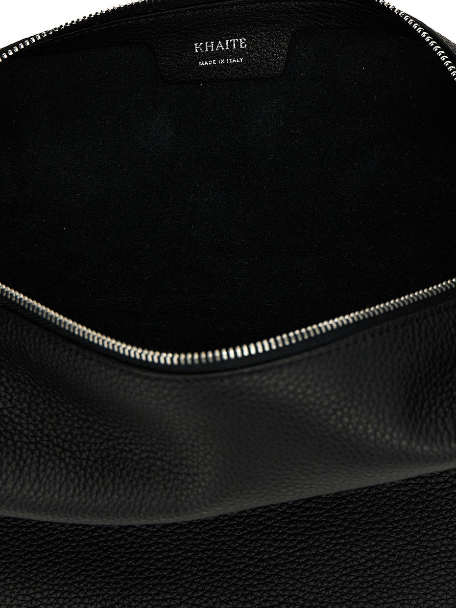 Khaite Black Calfskin Shoulder Bag