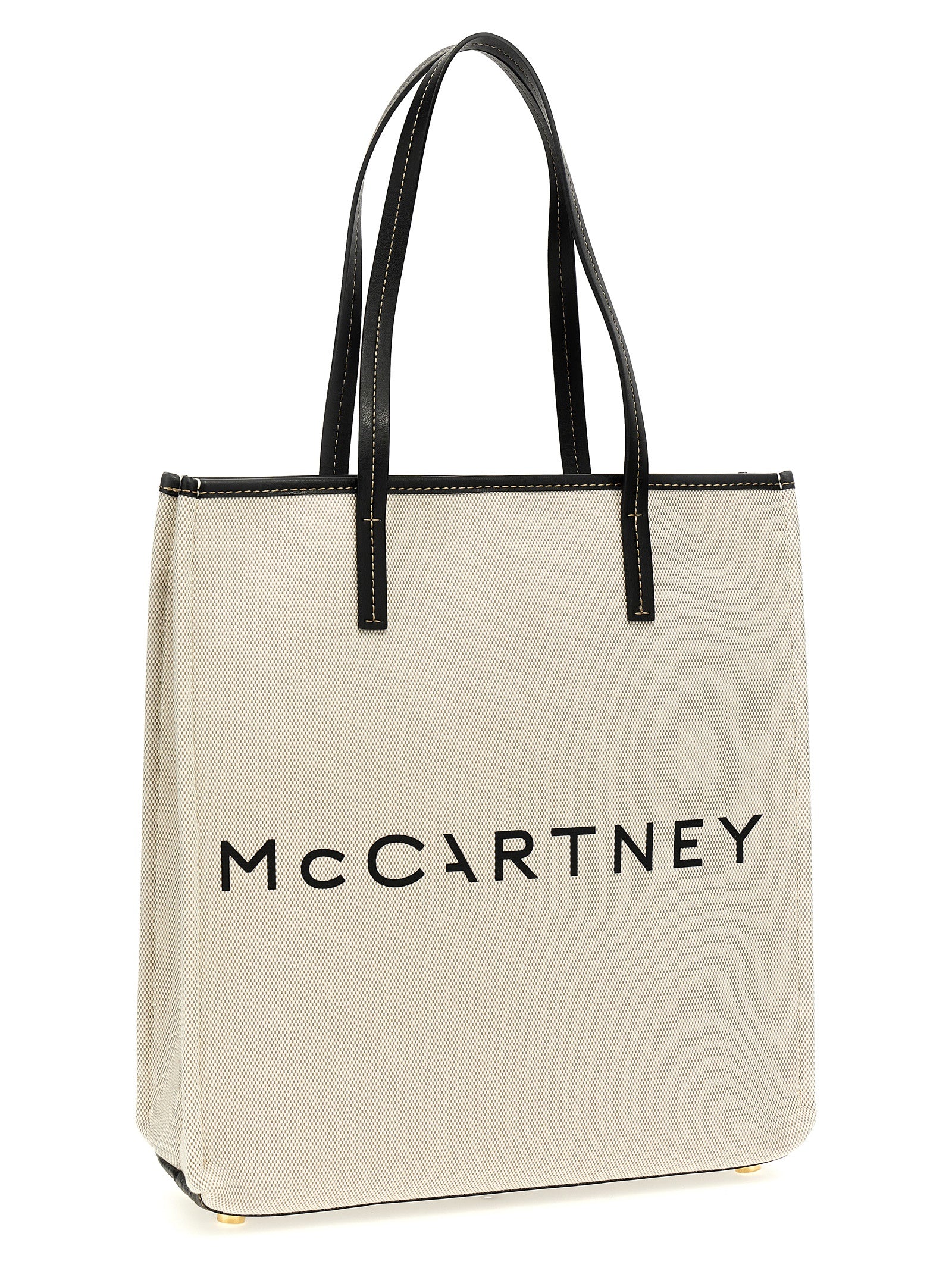 Stella McCartney Beige Cotton Tote Bag