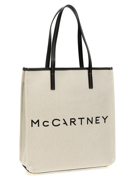 Stella McCartney Beige Cotton Tote Bag
