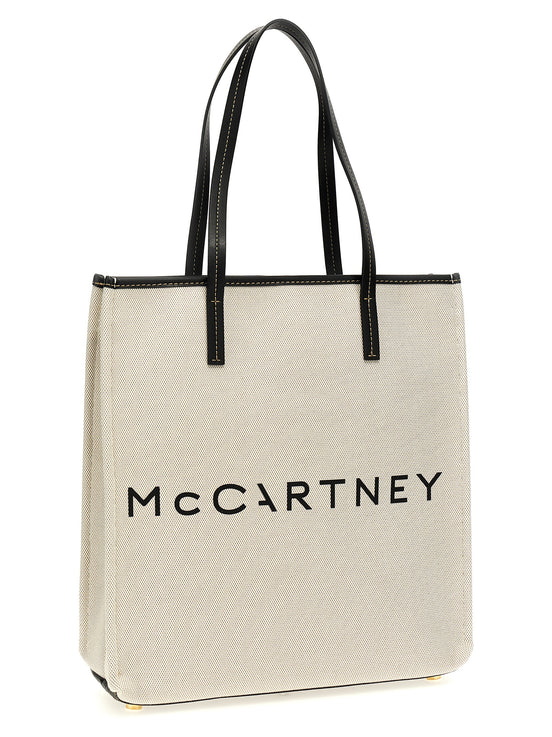 Stella McCartney Beige Cotton Tote Bag