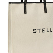 Stella McCartney Beige Cotton Tote Bag