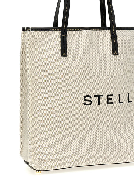 Stella McCartney Beige Cotton Tote Bag