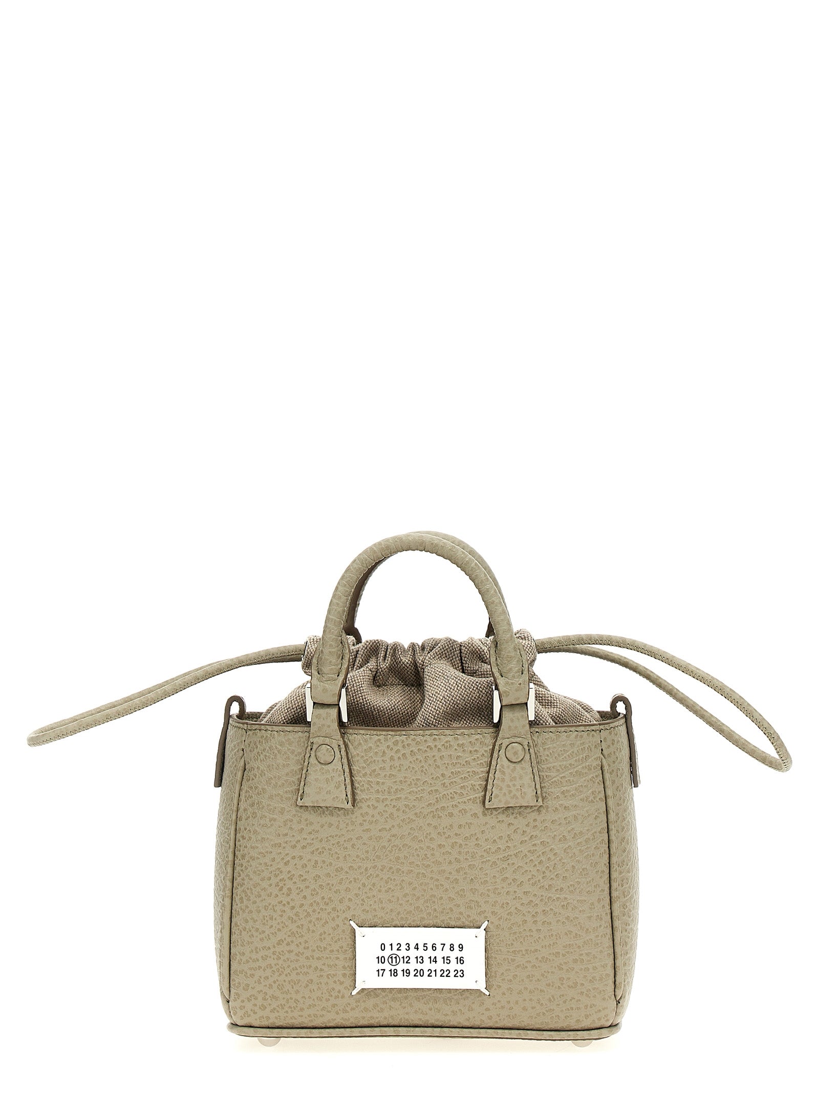 Maison Margiela Gray Calfskin Handbag