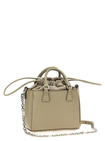 Maison Margiela Gray Calfskin Handbag