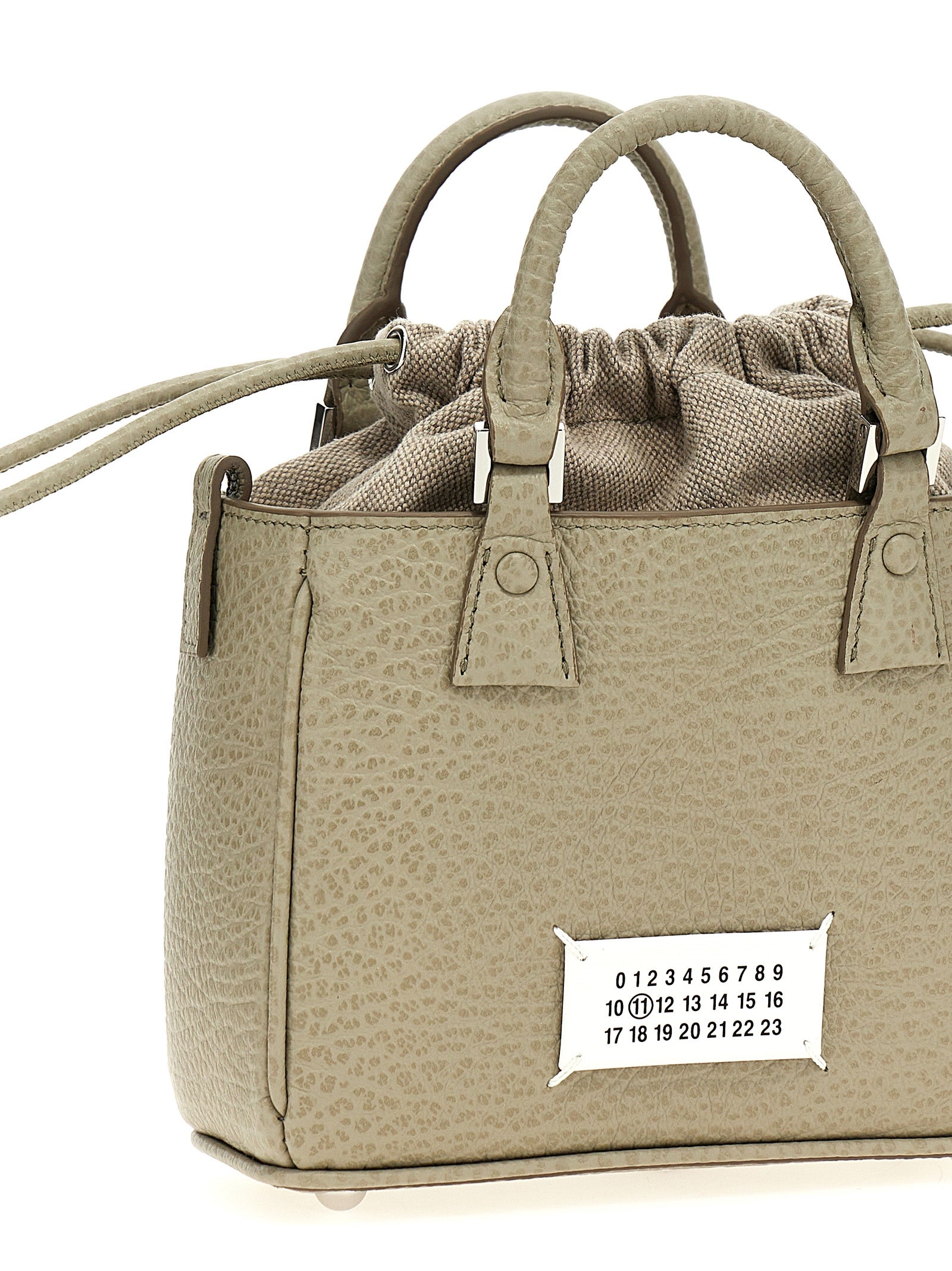 Maison Margiela Gray Calfskin Handbag