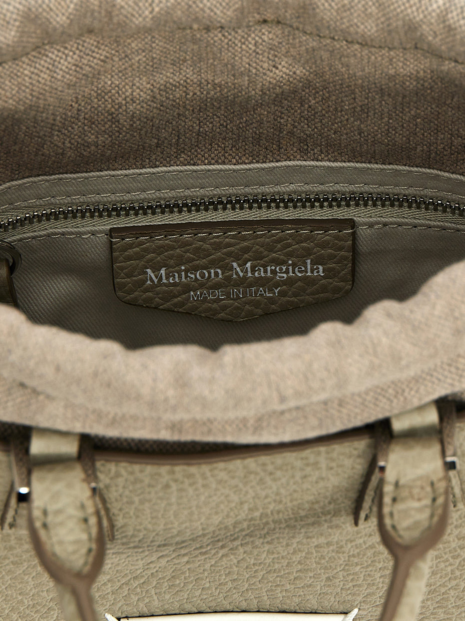 Maison Margiela Gray Calfskin Handbag