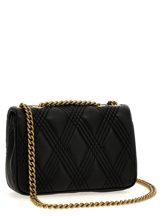 Valentino Garavani Black Lamb Leather Shoulder Bag