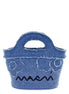 Marni Blue Cotton Handbag