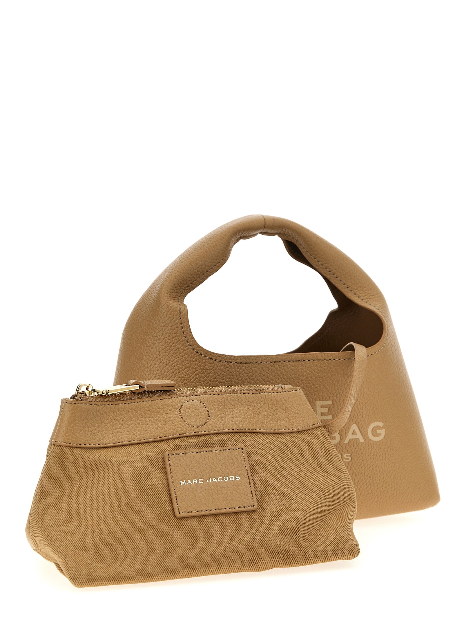 Τσάντα χειρός Marc Jacobs από μπεζ δέρμα αγελάδας