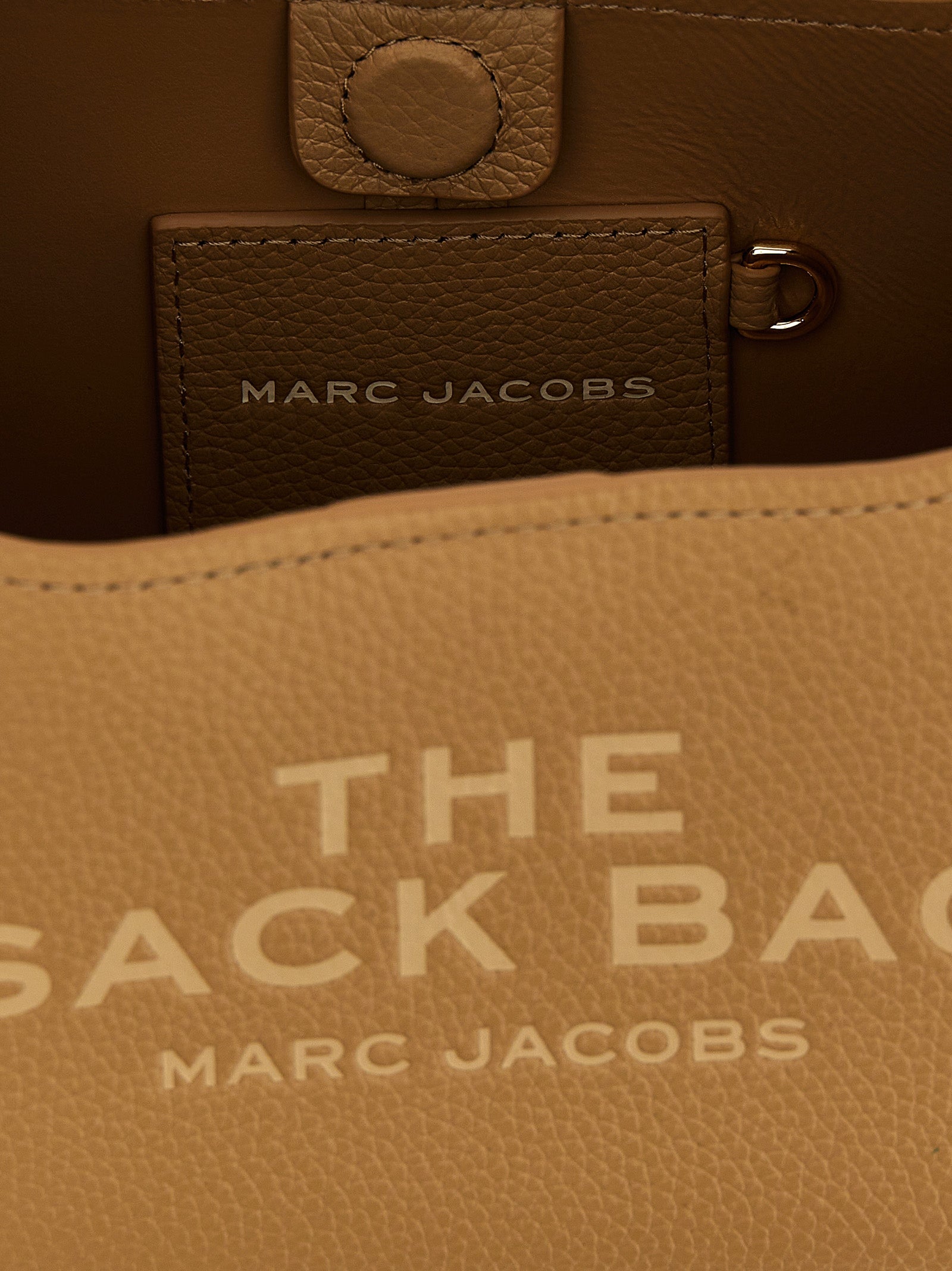Τσάντα χειρός Marc Jacobs από μπεζ δέρμα αγελάδας
