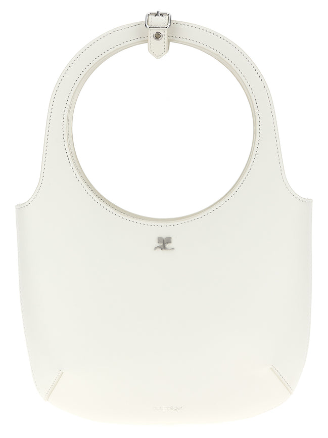 Courrèges White Calfskin Handbag