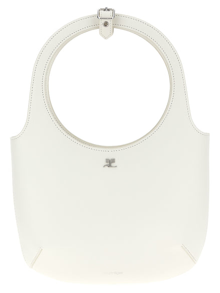 Courrèges White Calfskin Handbag