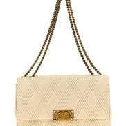 Valentino Garavani White Lamb Leather Shoulder Bag