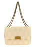 Valentino Garavani White Lamb Leather Shoulder Bag