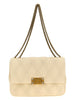 Valentino Garavani White Lamb Leather Shoulder Bag