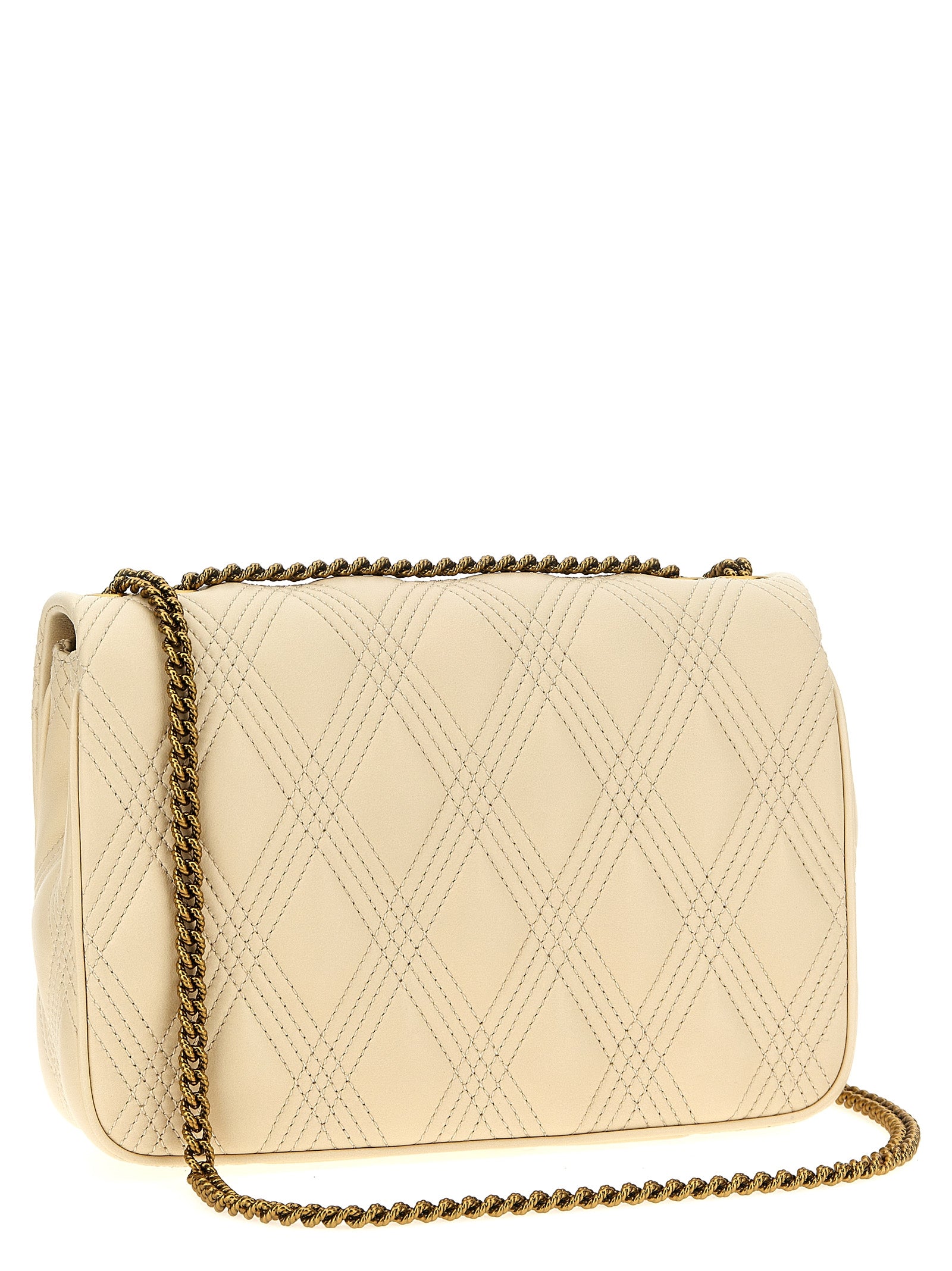 Valentino Garavani White Lamb Leather Shoulder Bag