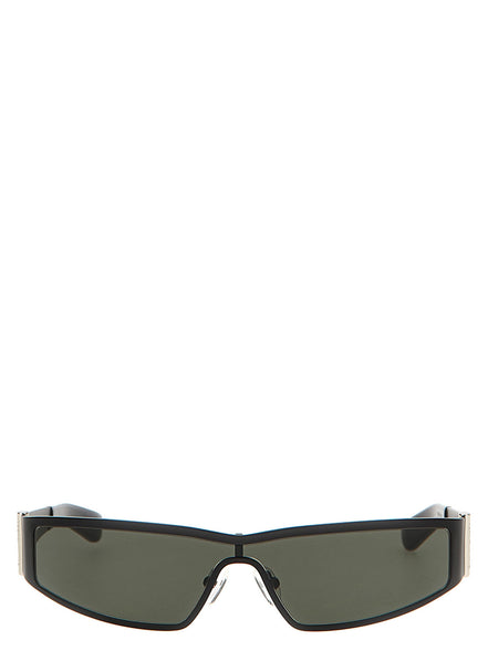 Alexander McQueen Black Acetate Sunglasses