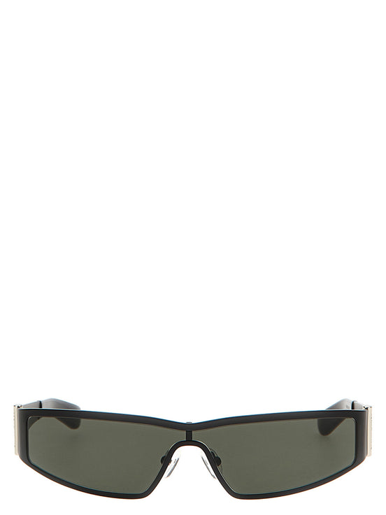 Alexander McQueen Black Acetate Sunglasses