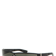 Alexander McQueen Black Acetate Sunglasses