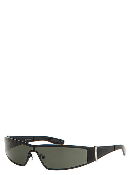 Alexander McQueen Black Acetate Sunglasses