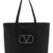 Valentino Garavani Black Calfskin Tote Bag
