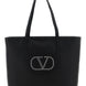 Valentino Garavani Black Calfskin Tote Bag