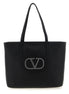 Valentino Garavani Black Calfskin Tote Bag