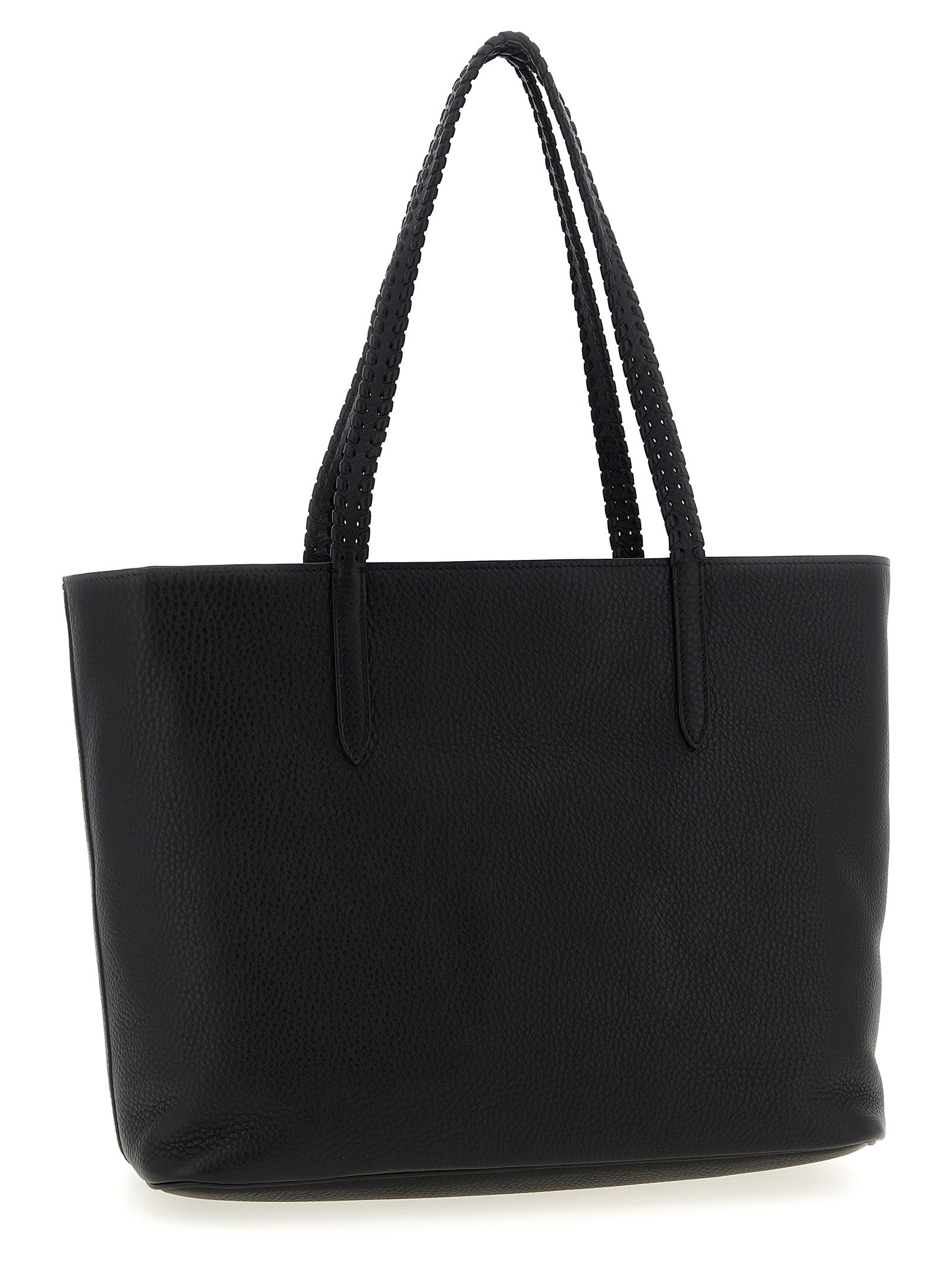 Valentino Garavani Black Calfskin Tote Bag