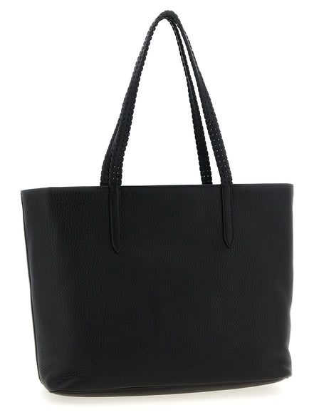 Valentino Garavani Black Calfskin Tote Bag