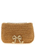 Self-Portrait Beige Raffia Shoulder Bag