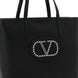 Valentino Garavani Black Calfskin Tote Bag