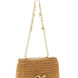 Self-Portrait Beige Raffia Shoulder Bag