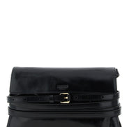 Moschino Black Leather Crossbody Bag