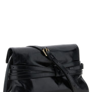 Moschino Black Leather Crossbody Bag