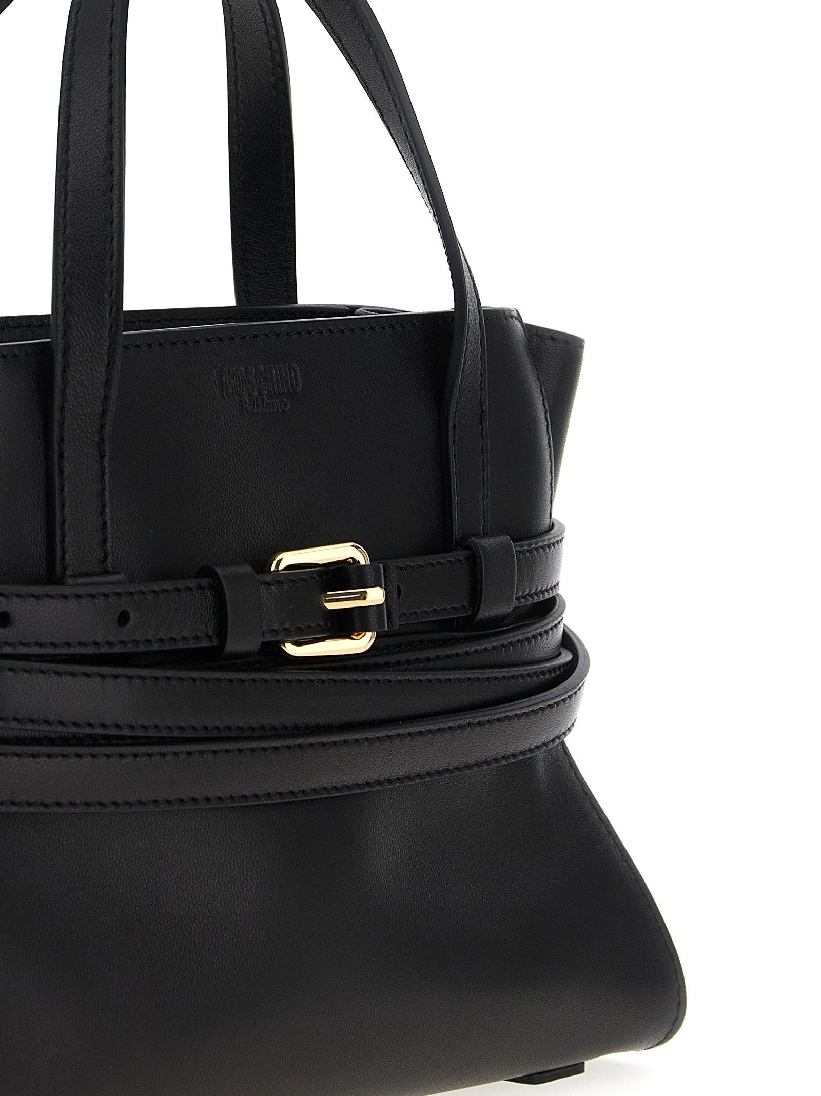 Moschino Black Polyester Handbag