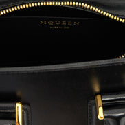Τσάντα Χειρός από Μαύρο Δέρμα Μόσχου Alexander McQueen