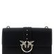 PINKO Black Goatskin Crossbody Bag