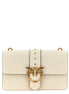 PINKO White Goatskin Crossbody Bag
