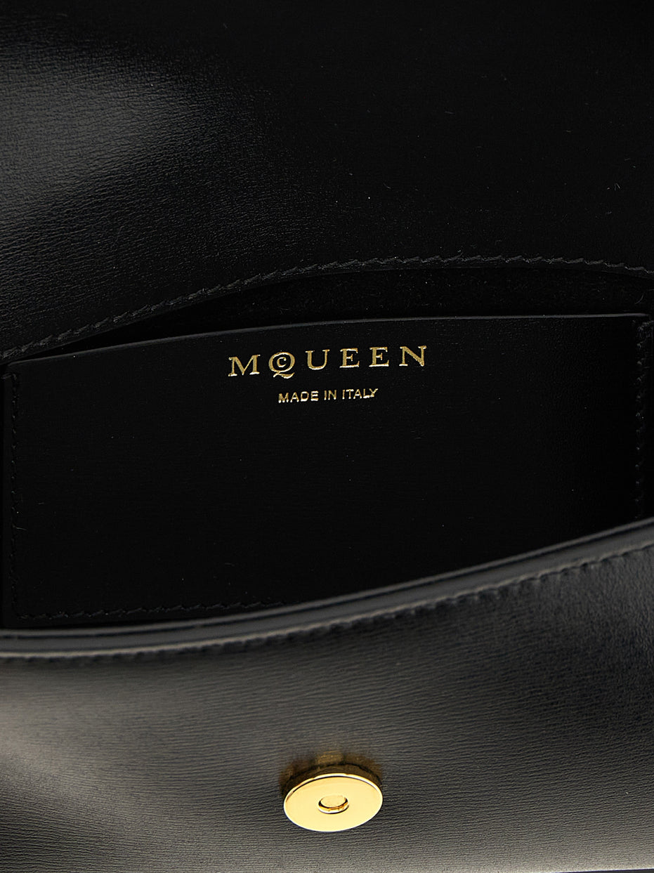 Alexander McQueen Black Calfskin Crossbody Bag