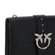 PINKO Black Goatskin Crossbody Bag
