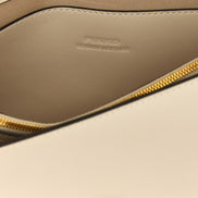 PINKO White Goatskin Crossbody Bag