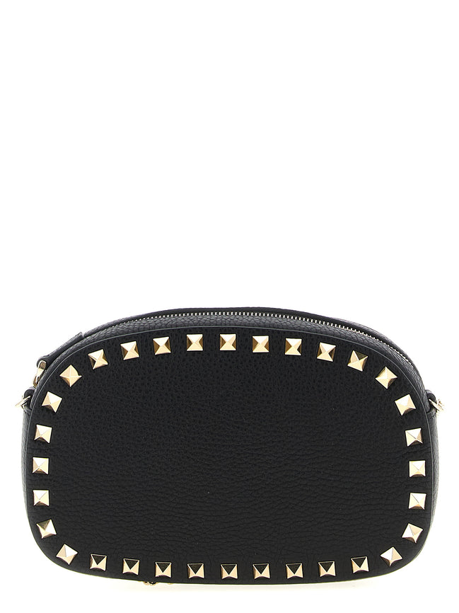 Valentino Garavani Black Calfskin Crossbody Bag