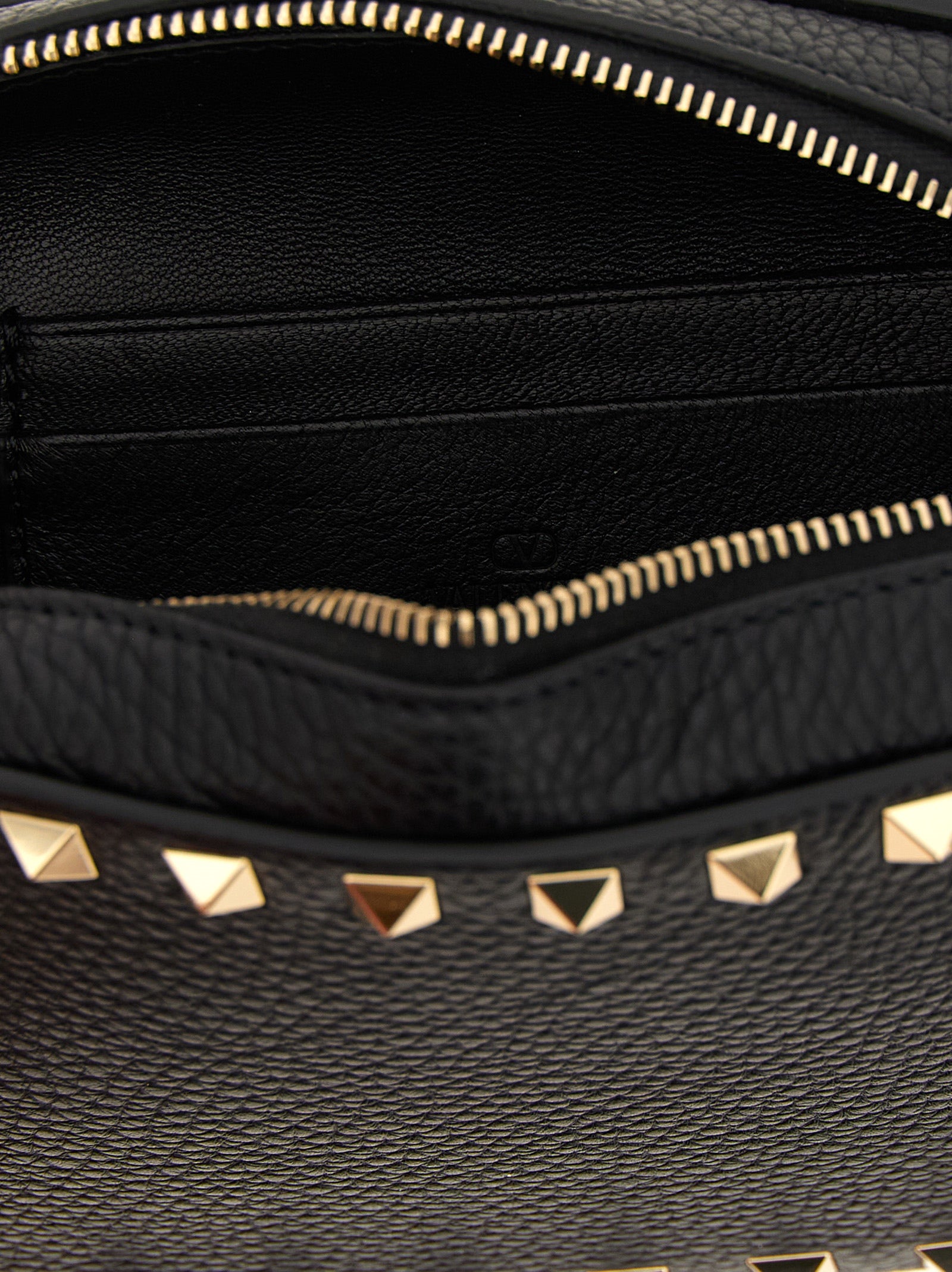 Valentino Garavani Black Calfskin Crossbody Bag