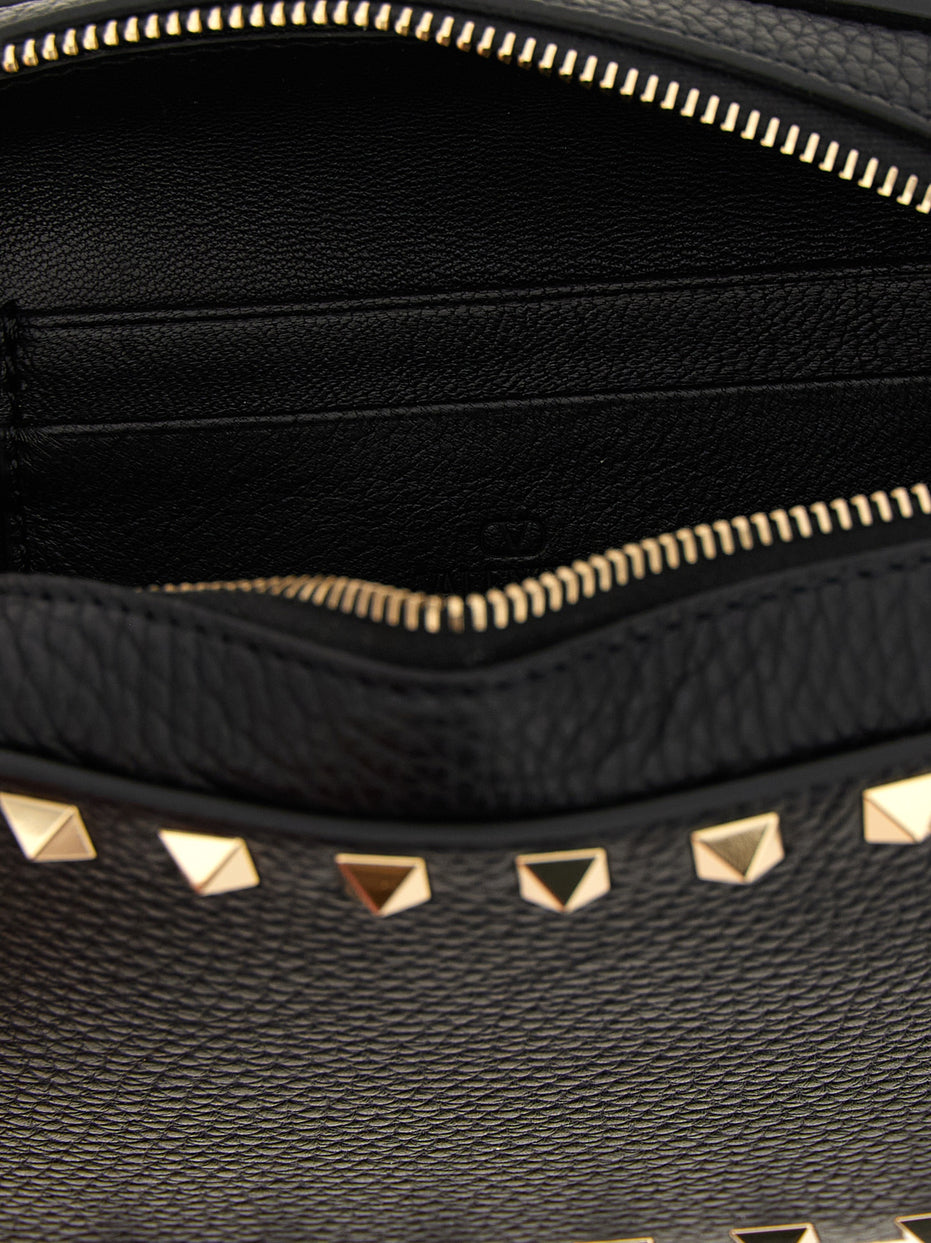 Valentino Garavani Black Calfskin Crossbody Bag