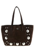 Valentino Garavani Brown Cowhide Tote Bag