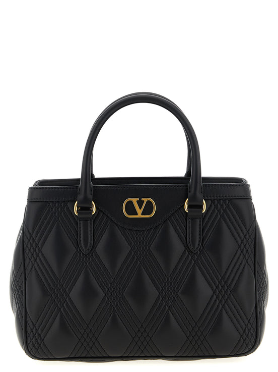Valentino Garavani Black Lamb Leather Handbag