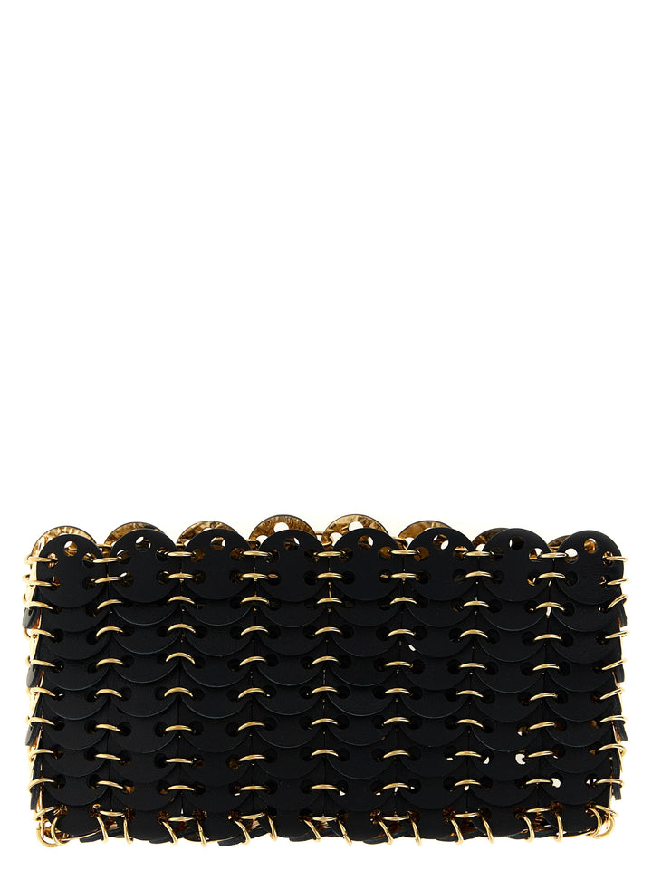 Paco Rabanne Black Calfskin Crossbody Bag